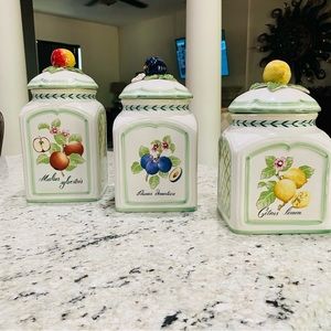 Villeroy & Boch French Garden Charm canisters
